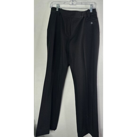 MKM Designs Women’s Black Slacks Trousers Size 7/8 Academia Office Workwear - Picture 2 of 11